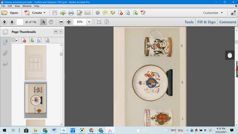 Chinese armorial porcelain - Puttick and Simpson 1923 - dszfoundation