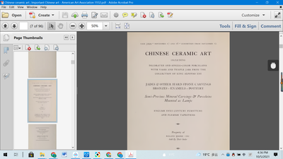 Chinese ceramic art ; Important Chinese art - American Art Association 1932 - dszfoundation