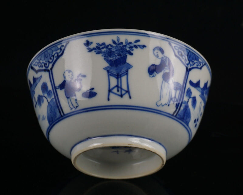 Antique Chinese Blue and White Porcelain &
