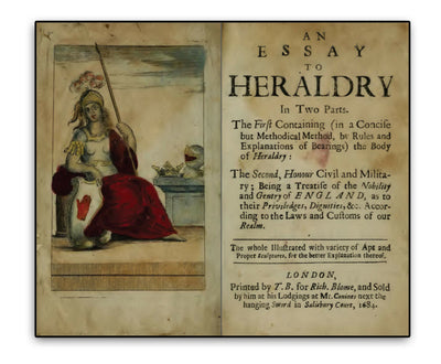 H001-Volume 1 of 2: HERALDRY 300 Rare Books on Family Crest History Coat of Arms Armorial Art